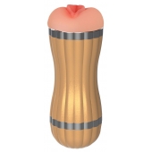 Мастурбатор-вагина с вибрацией в колбе Bevis - Boys of Toys - во Владикавказе купить с доставкой