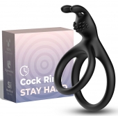 Черное эрекционное кольцо с подхватом мошонки - Boys of Toys - во Владикавказе купить с доставкой