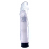 Прозрачный вибратор Juicy Jelly - 22 см. - Boys of Toys