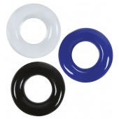 Набор из 3 эрекционных колец без рельефа - Boys of Toys - во Владикавказе купить с доставкой