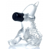 Прозрачное эрекционное виброкольцо с дельфином - Boys of Toys - во Владикавказе купить с доставкой