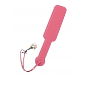 Розовый кожаный пэддл - 37 см. - Pecado - купить с доставкой во Владикавказе