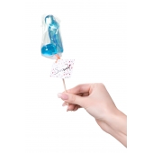 Голубой леденец в форме члена со вкусом блю кюрасао - 80 гр. - Sosuчki - купить с доставкой во Владикавказе