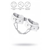 Белые узкие наручники-браслеты со скруглёнными углами - Pecado - купить с доставкой во Владикавказе