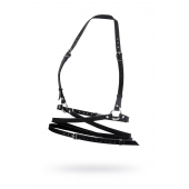 Черная кожаная портупея «Осанка» - Pecado - купить с доставкой во Владикавказе