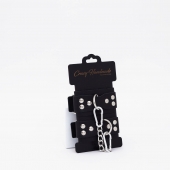 Черные кожаные оковы с регулируемыми ремешками - Crazy Handmade - купить с доставкой во Владикавказе