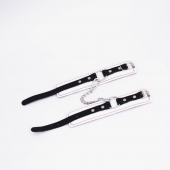 Бело-красные кожаные оковы - Crazy Handmade - купить с доставкой во Владикавказе