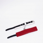 Бело-красные кожаные оковы - Crazy Handmade - купить с доставкой во Владикавказе