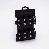 Черные кожаные оковы из звеньев - Crazy Handmade - купить с доставкой во Владикавказе