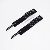 Черные кожаные оковы Sex - Crazy Handmade - купить с доставкой во Владикавказе