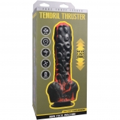 Черно-красная мини-машина на присоске Tendril Thruster - 21,6 см. - Doc Johnson - купить с доставкой во Владикавказе