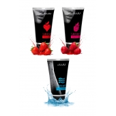 Набор из 3 лубрикантов JUJU (увлажняющий, клубника, малина) - JuJu - купить с доставкой во Владикавказе