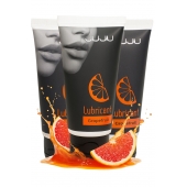 Набор из 3 съедобных лубрикантов JUJU со вкусом грейпфрута - JuJu - купить с доставкой во Владикавказе