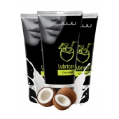 Набор из 3 съедобных лубрикантов JUJU со вкусом кокоса - JuJu - купить с доставкой во Владикавказе