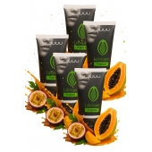 Набор из 5 съедобных лубрикантов JUJU со вкусом тропических фруктов - JuJu - купить с доставкой во Владикавказе