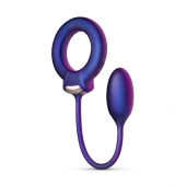 Фиолетовое эрекционное виброкольцо с анальным шариком Eclipse - ONE DC B.V. - во Владикавказе купить с доставкой
