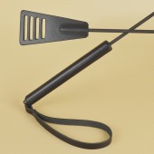 Черный кожаный стек «Сириус» - 60 см. - Sitabella - купить с доставкой во Владикавказе