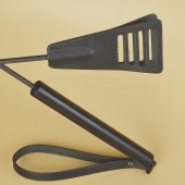 Черный кожаный стек «Сириус» - 60 см. - Sitabella - купить с доставкой во Владикавказе