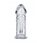 Прозрачная насадка на пенис Uco - 13 см. - A-toys - во Владикавказе купить с доставкой