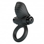 Черное эрекционное кольцо с вибрацией Adrien - Baile - во Владикавказе купить с доставкой