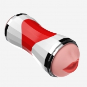 Двусторонний мастурбатор в колбе Power Grip Cup - вагина и ротик - Boys of Toys - во Владикавказе купить с доставкой