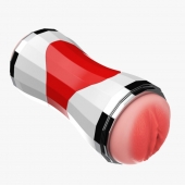 Двусторонний мастурбатор в колбе Power Grip Cup - вагина и ротик - Boys of Toys - во Владикавказе купить с доставкой