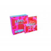 Презервативы с разогревающим эффектом Expert Hot Love - 3 шт. - Expert - купить с доставкой во Владикавказе