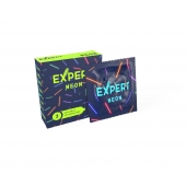 Светящиеся в темноте презервативы Expert Neon - 3 шт. - Expert - купить с доставкой во Владикавказе