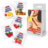 Набор из 5 саше съедобных смазок Tutti-Frutti - Биоритм - купить с доставкой во Владикавказе