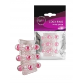 Прозрачная сквозная насадка на пенис с цветными шариками - Erowoman-Eroman - во Владикавказе купить с доставкой