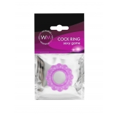 Лиловое эрекционное кольцо с 2 рядами стимулирующих шариков - Erowoman-Eroman - во Владикавказе купить с доставкой