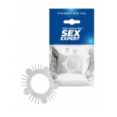 Эластичное эрекционное кольцо с шишечками и шипами - Sex Expert - во Владикавказе купить с доставкой