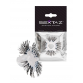 Эластичное эрекционное кольцо с черными «ресничками» - Sextaz - во Владикавказе купить с доставкой