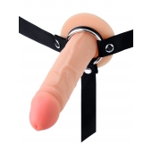 Мужской полый страпон на регулируемых ремнях - 18,5 см. - Sex Expert - купить с доставкой во Владикавказе