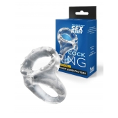 Прозрачное двойное эрекционное кольцо - Sex Expert - во Владикавказе купить с доставкой
