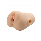 Телесный мастурбатор с вибрацией Double Pounder Vibrating Squeeze Stroker - Pipedream - во Владикавказе купить с доставкой