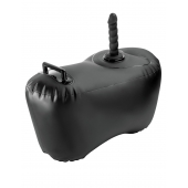 Черное надувное кресло с платформой для фиксации дилдо Body Dock Inflatable Love Seat - Pipedream - купить с доставкой во Владикавказе