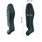 Серая силиконовая насадка на пенис с подхватом Manwan Ryzer - Manwan - во Владикавказе купить с доставкой