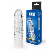 Прозрачная закрытая насадка на пенис - 17 см. - Sex Expert - во Владикавказе купить с доставкой