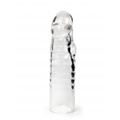 Прозрачная закрытая насадка на член - 15 см. - Sex Expert - во Владикавказе купить с доставкой