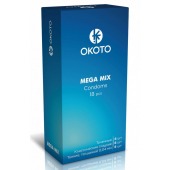 Презервативы OKOTO Mega Mix - 18 шт. - Sitabella - купить с доставкой во Владикавказе