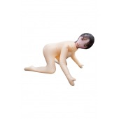 Телесная надувная секс-кукла в позиции догги-стайл - NMC - во Владикавказе купить с доставкой