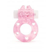 Розовое эрекционное виброкольцо в форме зайчика - 1137 - во Владикавказе купить с доставкой