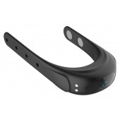 Черное эрекционное виброкольцо на ремешках - Boys of Toys - во Владикавказе купить с доставкой