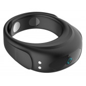 Черное эрекционное виброкольцо на ремешках - Boys of Toys - во Владикавказе купить с доставкой