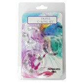 Набор из 3 эрекционных прозрачных колец - Boys of Toys - во Владикавказе купить с доставкой