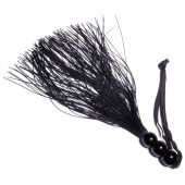 Черная силиконовая плетка - 25,4 см. - Boys of Toys - купить с доставкой во Владикавказе