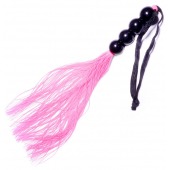 Розовая силиконовая плеть - 35,5 см. - Boys of Toys - купить с доставкой во Владикавказе