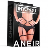 Черные стрепы на бёдра Aneir - Intoyou - купить с доставкой во Владикавказе