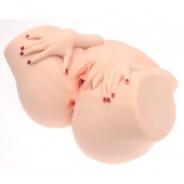 Телесный мастурбатор-полуторс Barbie - Naked Factory - во Владикавказе купить с доставкой